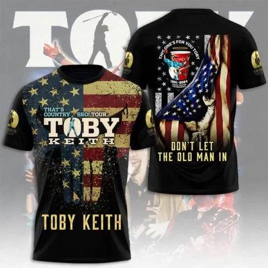 Toby Keith 3D Unisex All Over Print T-shirt The Memories