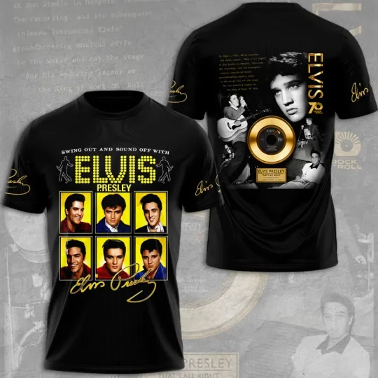 Discover Elvis Presley 3D Apparel T-Shirt