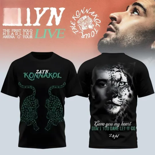 Discover Zayn Malik The Konnakol Tour 3D T-Shirt