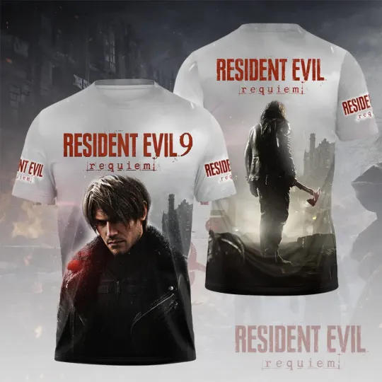 Discover Resident Evil Requiem 3D Apparel T-Shirt