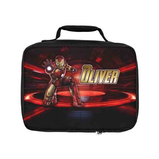 Personalized Ironman Lunch Bag