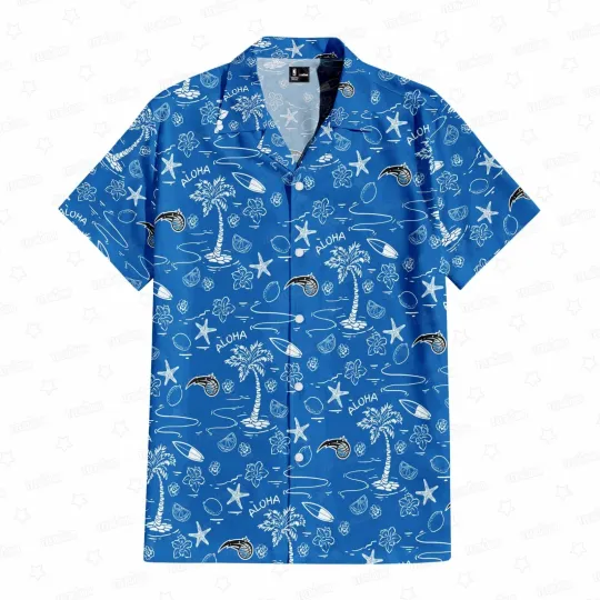 Discover Orlando Basketball Team Magics Hawaiian Button Down Shirt Unisex Adults S-5XL