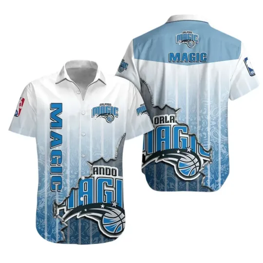 Discover Orlando Basketball Team Magics Hawaiian Button Down Shirt Unisex Adults S-5XL