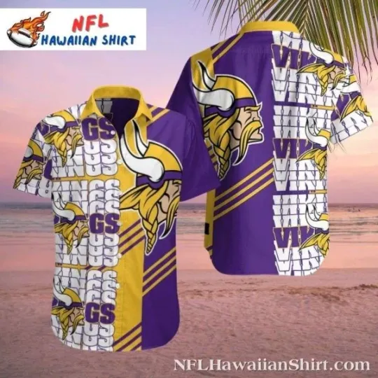 Discover Majestic Warrior Minnesota Vikings Hawaiian Shirt Size S-5XL
