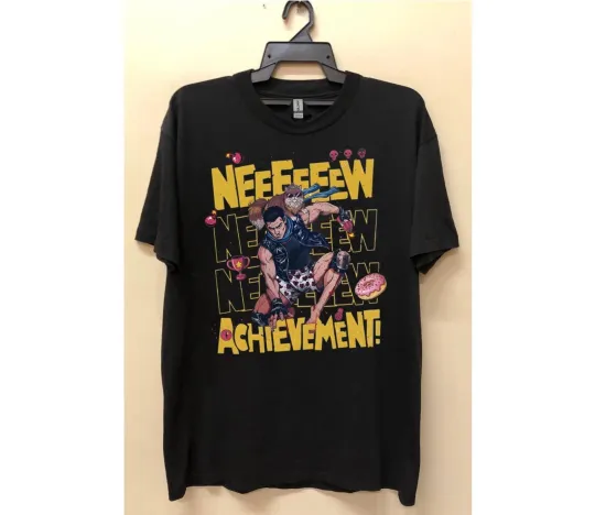 Discover Dungeon Crawler Carl T-Shirt with Donut and Achievement Graphics