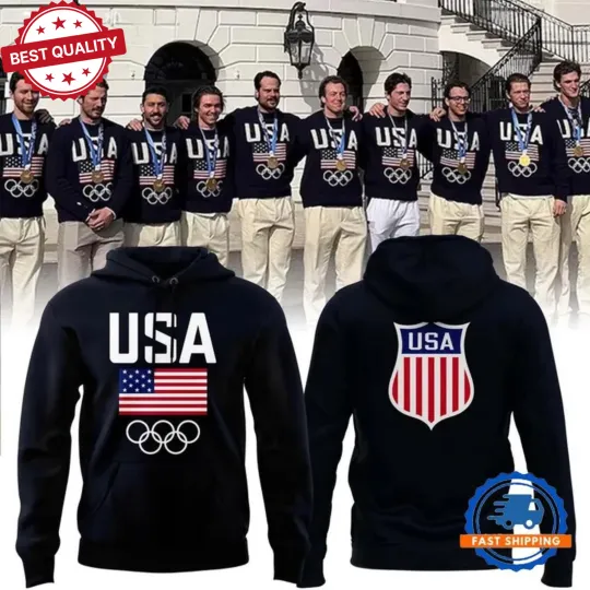 USA Hockey Winter Olympics Team Double Sided Hoodie