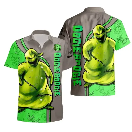 Oogie Boogie Hawaiian Button Down Shirt