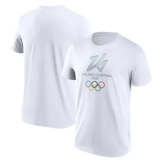 Discover MC 2026 Olympics Graphic T-Shirt White