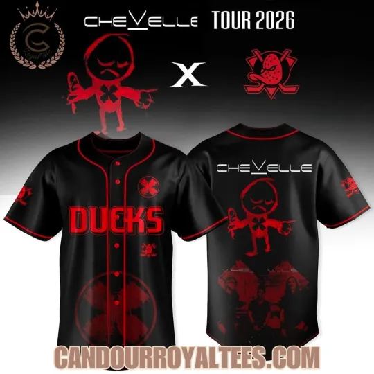 Discover Ducks X Chevelle Tour: Bright As Blasphemy Jersey