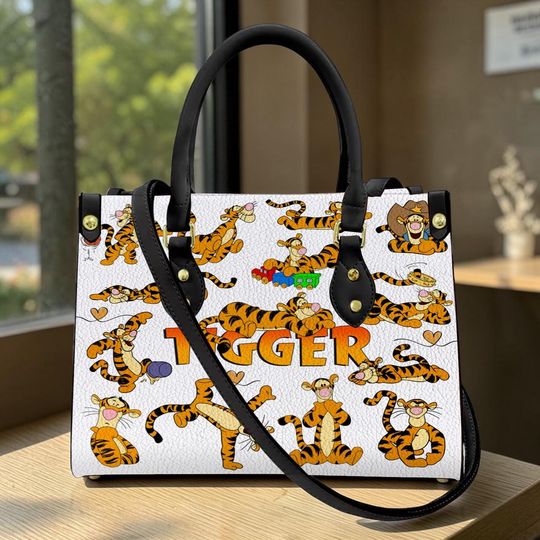 Discover Personalized Winnie the Pooh Leather Handbag for Women