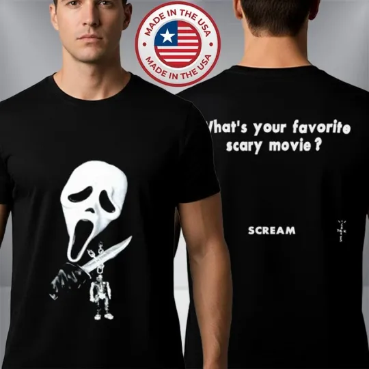 Don Toliver x Scream x Cactus Jack Favorite Scary Movie T-Shirt
