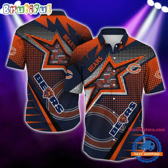 Discover football Chicago Bearss Special Football Team Star Hawaiian Shirts