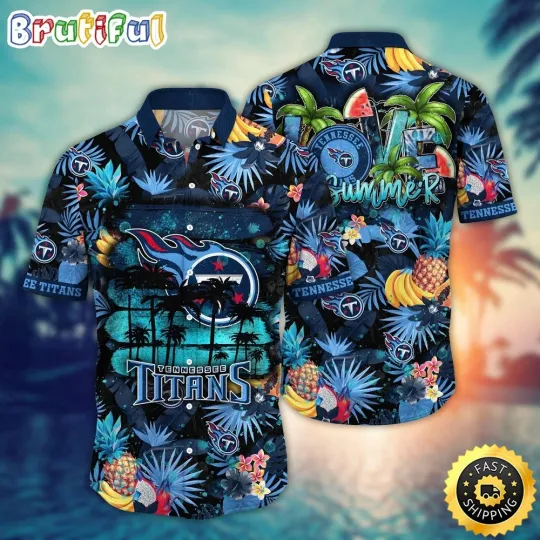 Discover football Tennessee Titanss Hawaii Shirt Flower Relaxed Island