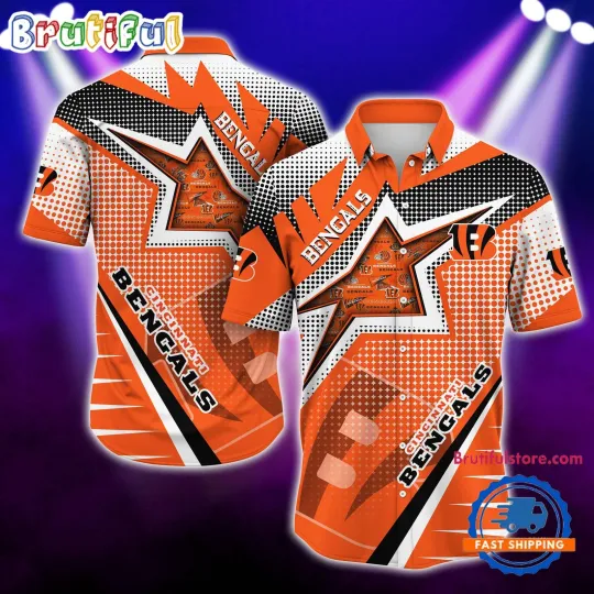 Discover football Cincinnati Bengalss Special Football Team Star Hawaiian Shirts