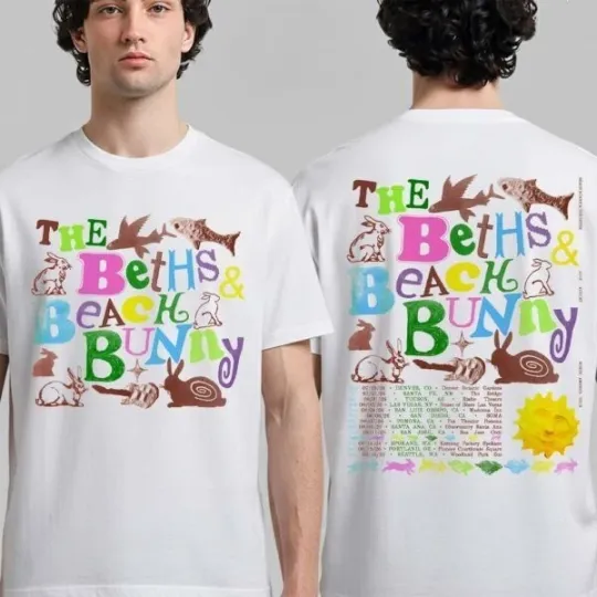 Discover Beach Bunny X The Beths 2026 North America Tour  T-Shirt