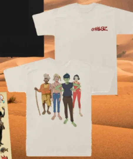 Discover Gorillazz Band 2026 Tour Unisex T-Shirt Gift For Fans
