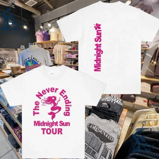 Discover Zar Larsso-n Midnight Sun Never Ending Tour 2026 T-Shirt