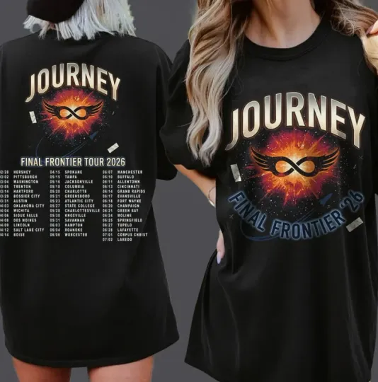 Discover Journey Classic Rock Band Tour 2026 Concert Fan Shirt