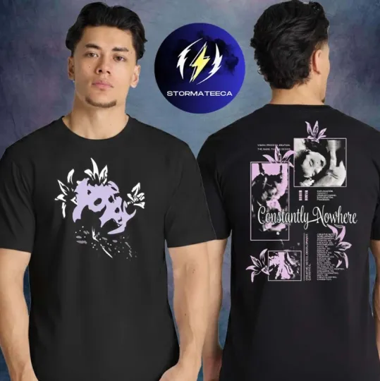 Discover Im Poppy Merch Constantly Nowhere UK EU Tour 2026 Tour Dates T-Shirt