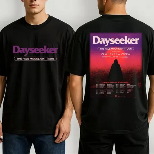 Discover Dayseeker 2 Sides North American 2026 Tour Shirt Black Unisex