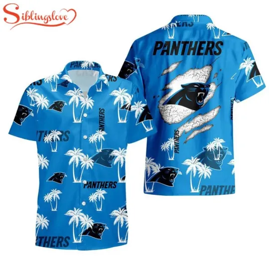Discover Carolina Palm Tree Pattern Hawaii Shirt