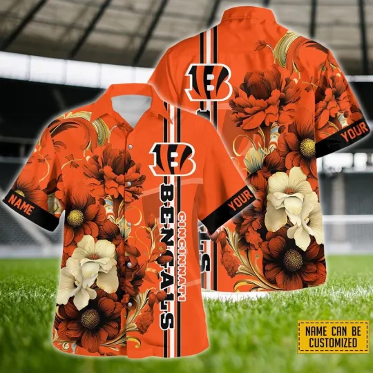 Discover Custom Name Cincinnati New Hawaiian Shirt For Fans