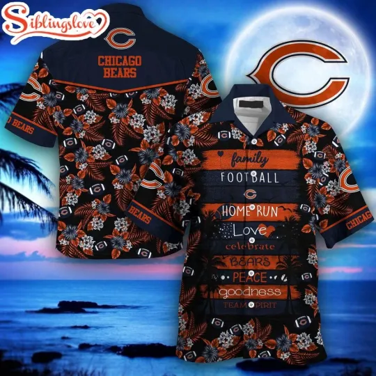 Discover Chicago Bearss football Team Spirit Hawaiian Shirt