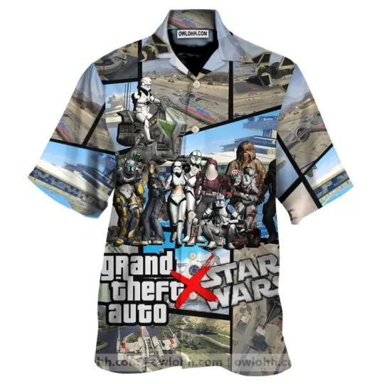 GTA Star Warss Grand Theft Auto Empire Pack Skin Hawaiian Shirt