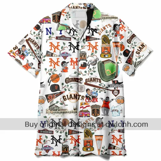 San Francisco Giantss Homeruns Hibiscus and Golden Memories Hawaiian Shirt 8