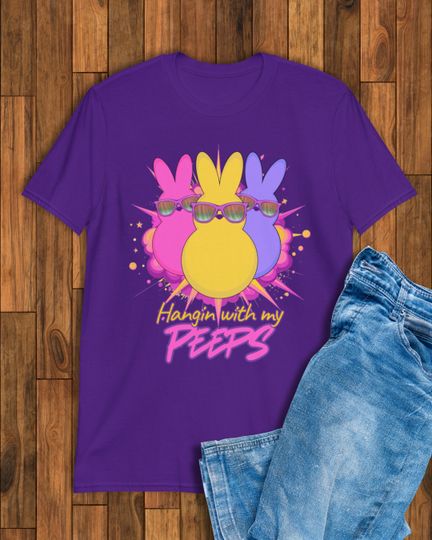 Discover Hangin with My Peeps Unisex T-Shirt