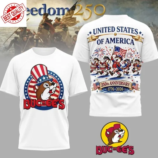 Discover Bucees United States Of America 250th Anniversary 1776-2026 Shirt