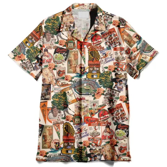 Discover Baltimore Orioles Where the Sun Meets Vintage Dreams Hawaiian Shirt Ow