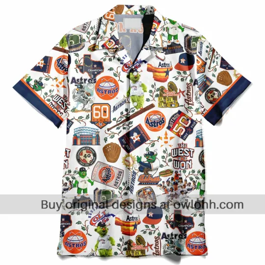 Discover Houston Astros World Series Vintage Hawaiian Shirt