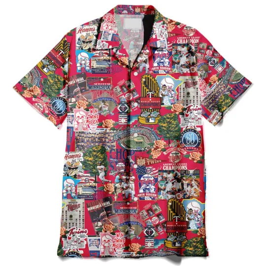 Discover Minnesota Twins Where the Sun Meets Vintage Dreams Hawaiian Shirt Owl