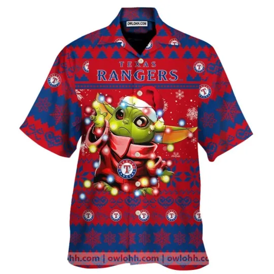 Discover Texas Rangers Baby Yoda Star Wars Sports Football American Ugly Christmas Sweate