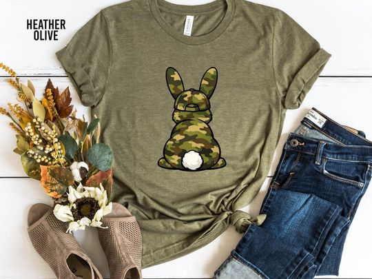 Discover Camo Bunny: Easter Day Shirt, Egg Hunter Easter Gift