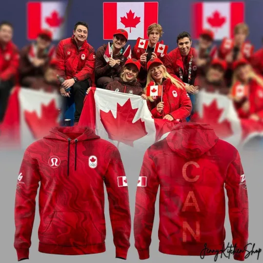 Discover Canada 2026 Milano Cortina Olympic All Over Print 3D Hoodie