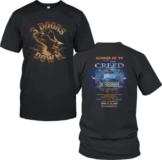 Discover New!!! 3 Doors Down Brad Arnold Tour 2026 Unisex T-Shirt