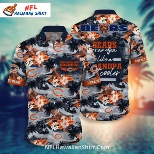Discover Chicago Bearss Hawaiian Shirt For Cool Grandpa Fans