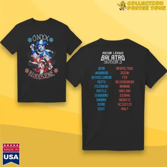 Discover Major League Balatro Season 3 Tour 2026 Unisex T-Shirt