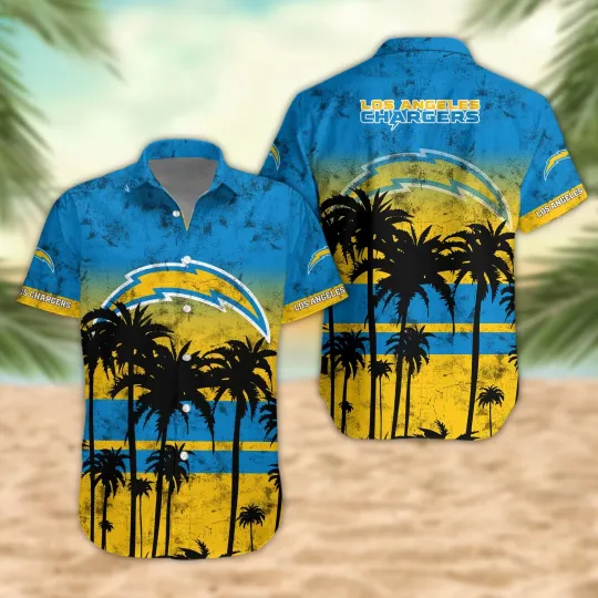 Discover Los Angeles Chargerss Desert Sunset Hawaiian, Gift For Friends