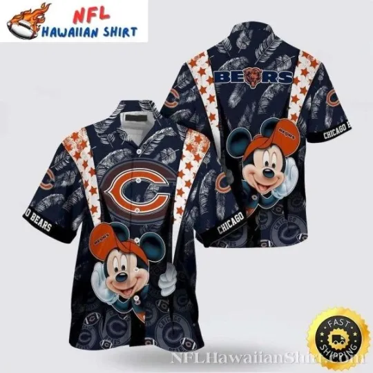Discover Mickey Adventure – Chicago Bears Tropical Hawaiian Shirt