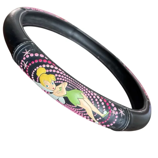 Discover Tinkerbell Disney Optic Steering Wheel Cover for Car Truck Boat
