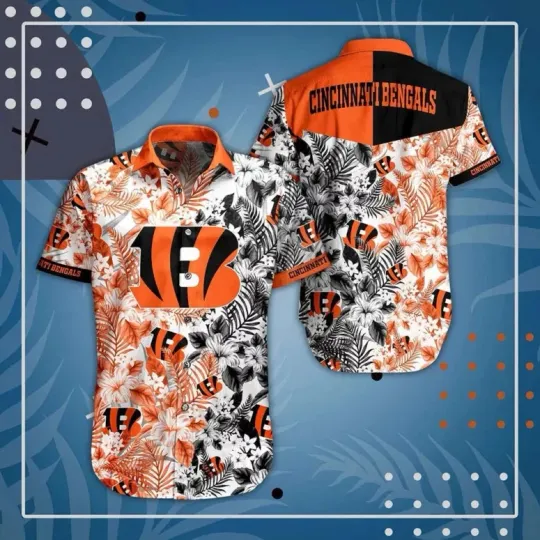 Discover Cincinnati Bengalss Island Vibes Summer Aloha football Hawaiian Shirt