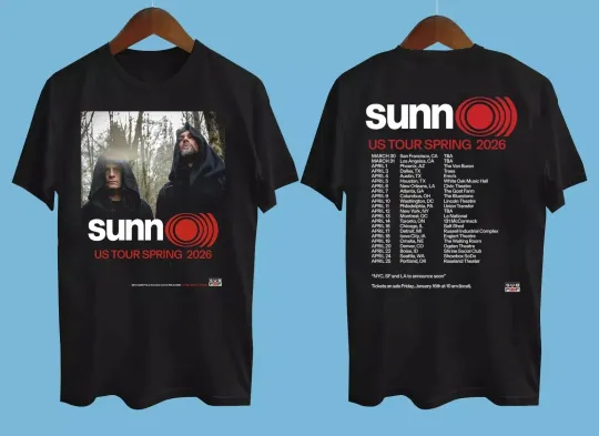 Discover Sunn O))) US Tour Spring 2026 T-shirt