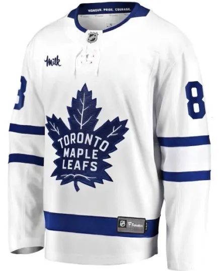 Discover Toronto Maple Leafs William Nylander Men's Hockey Jersey White Breakaway with Milk Patch