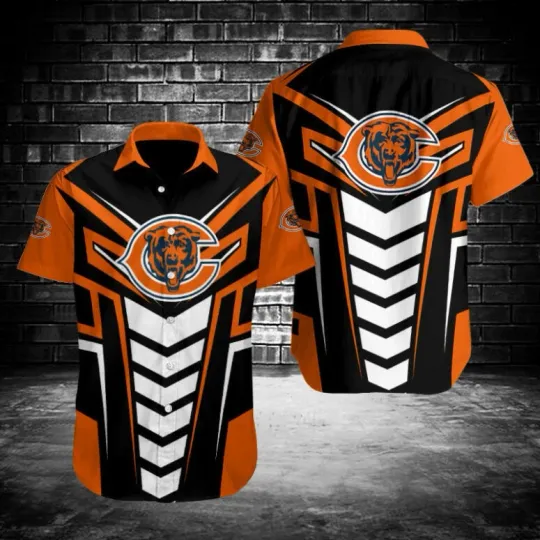 Discover Chicago Bears Armor Strength Summer Aloha football Hawaiian Shirt