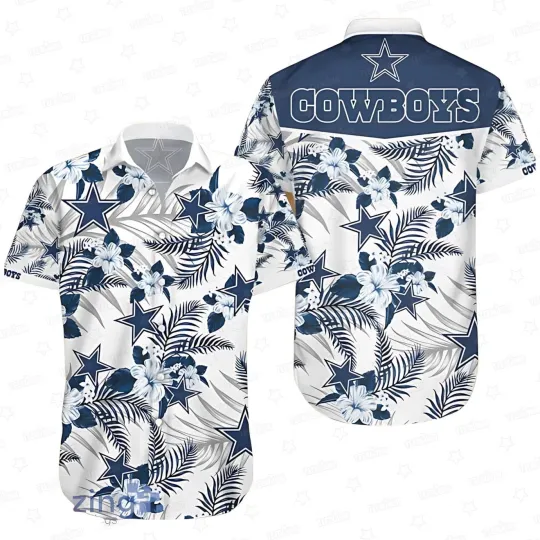 Discover Dallas Cowboys Tropical Breeze Hawaiian, Gift For Friends, Gift For Fans