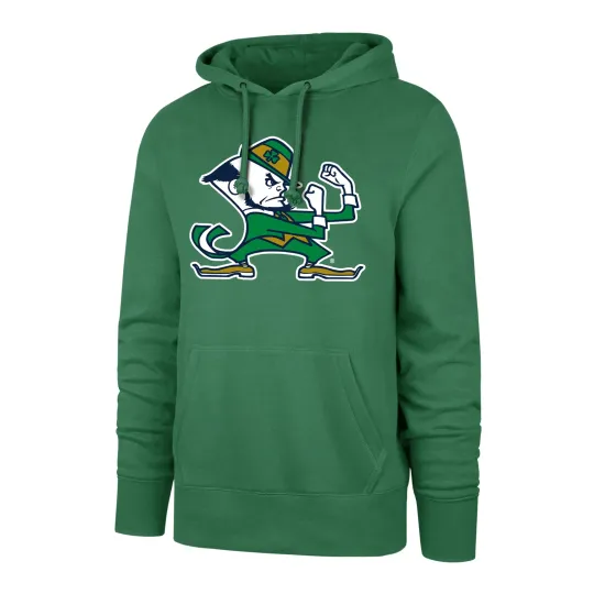 Men's ND Fighting Irish Logo Pullover Hoodie Green
