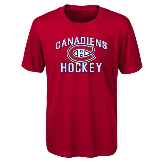 Discover Outerstuff NHL Youth Boys Montreal Canadiens Performance T-Shirt